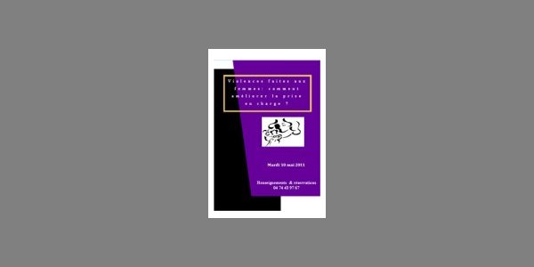 Image:Colloque : Violences faites aux femmes - comment améliorer la prise en charge ?